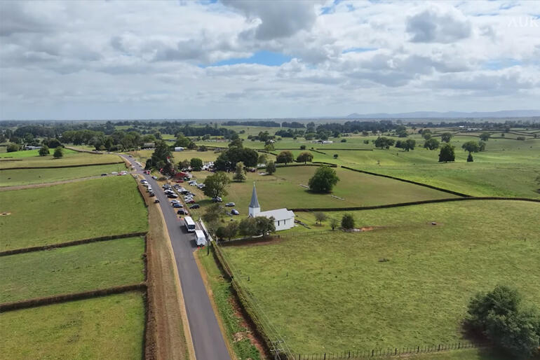 St Paul's Rangiaowhia sits amidst the farmland where vast orchards and market gardens were run on Ngāti Apakura and Ngāti Hinetu lands.